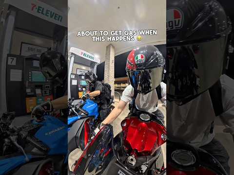 HE DID NOT LIKE MY WATER BLASTER #motorcycle #biker thumbnail