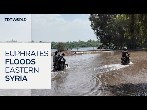 Euphrates River floods force evacuations in eastern Syria thumbnail