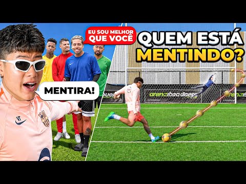 ACHOU O JOGADOR MENTIROSO?🤥 PODE CHUTAR!! FEZ O GOL? GANHA CARTA MISTERIOSA 🪄 thumbnail