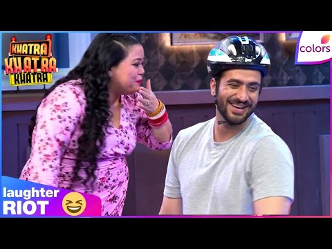 Khatra Khatra Khatra | Bharti Appreciates Aly Goni's Stunts | Colors TV thumbnail