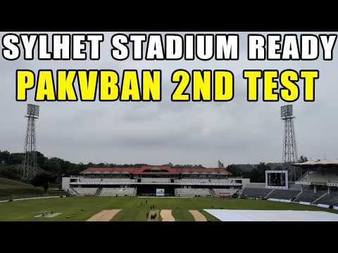 Sylhet International Cricket Stadium ready to host 2nd test PAKvBAN thumbnail