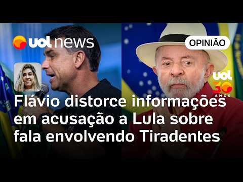 Flávio Bolsonaro acusa Lula de incitação ao crime com distorção de informações | Letícia Casado thumbnail