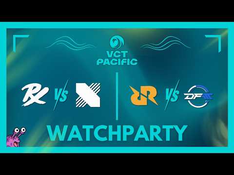 PRX vs KRX & RRQ vs DFM | VCT Pacific Stage 1 #VCTWatchParty | !patreon !merch thumbnail