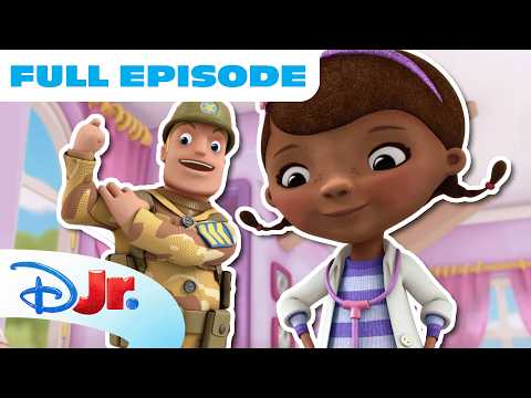 Doc McStuffins Full Episode! "Training Army Al / Spring Bingo Takes the Leap" 🏕️❤️ | @disneyjr thumbnail