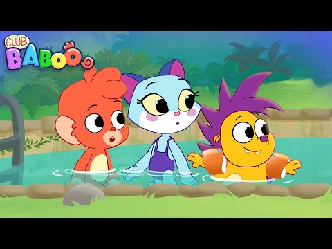 DINO BoatRace | Club Baboo | Funny Dinosaur Videos for Kids | Elasmosaurus Diplodocus Brachiosaurus thumbnail