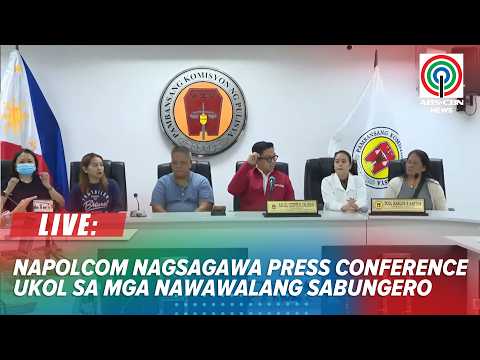 LIVE: NAPOLCOM holds press conference on major updates of missing sabungeros case | May 20, 2026 thumbnail