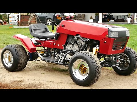 Crazy Lawn Tractor 100HP Upgrades: Lights, Foot Controls & Big Test thumbnail