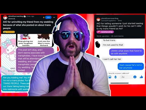 🏳️‍⚧️🌈Transphobe?? Get UNINVITED💀💀| r/AmiOverReacting thumbnail
