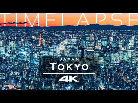 Tokyo at Night in 4K 🇯🇵 | Stunning Drone Timelapse of Japan’s Neon Megacity thumbnail
