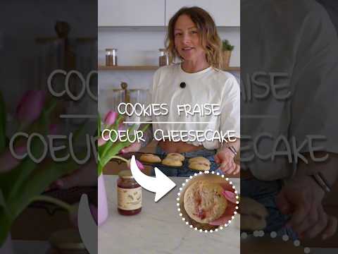 RECETTE COOKIES CHEESECAKE FRAISE 🍓 thumbnail