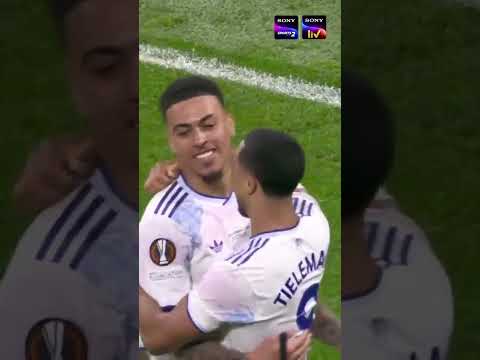 Youri Tielemans runs onto it perfectly and unleashes an absolutely flawless volley ⚽ thumbnail