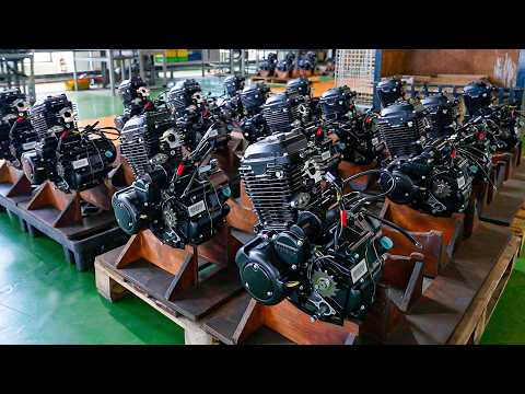 Mass Production of Motorcycle Manufacturing Process / 機車製造過程: 哈特佛小雲豹 - Taiwan Motorbike Factory thumbnail
