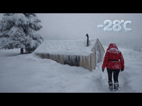 EN ZOR KAMPIMIZ ❄️ KAR FIRTINASINDA 4 GÜN thumbnail