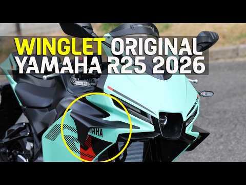 REVIEW : WINGLET OEM BUAT YAMAHA R25 | ASESORIS PRESISI DAN ORI !! thumbnail