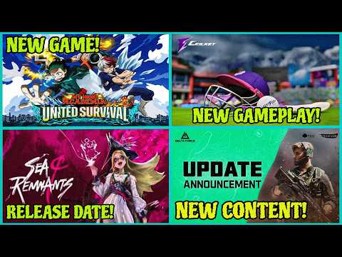 E-Cricket New Gameplay!, MHA New Mobile Game, Assassin's Creed Jade, Sea Of Remnants | Hindi | thumbnail