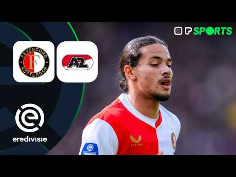 Feyenoord en AZ delen de punten na bliksemstart – Samenvatting: Feyenoord - AZ thumbnail