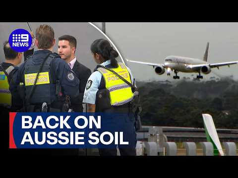 Four ISIS brides and children land in Australia | 9 News Australia thumbnail