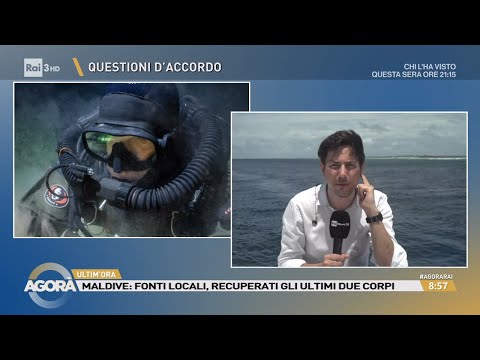 Maldive, un abisso di dubbi: recuperati tutti i corpi dei sub - Agorà 20/05/2026 thumbnail