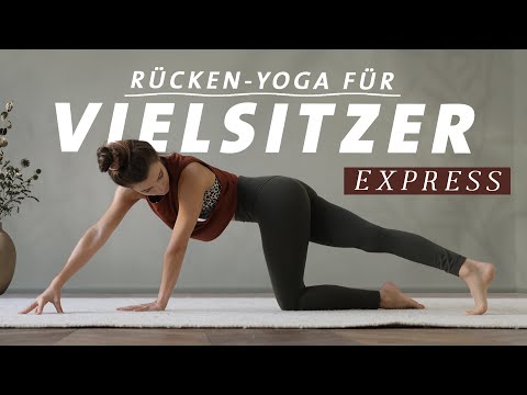Yoga für Vielsitzer Express | Frische Impulse für Rücken, Wirbelsäule & Schultern | 15 Min. thumbnail