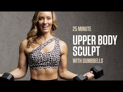 25MIN Upper Body Sculpt / Dumbbell Workout thumbnail