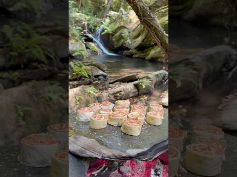 Doğal Taş Üstünde Rulo Lavaş Kebap? | cooking lavash kebab rolls on natural stone thumbnail