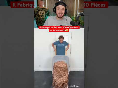 Il Fabrique un Sol avec 100 000 Pièces de 1 Centime ?? thumbnail