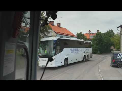 Sweden, train replacement bus ride from Morgongåva to Sala thumbnail
