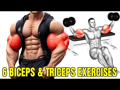 6 Best Arms Workout At Gym - Biceps And Triceps Workout thumbnail