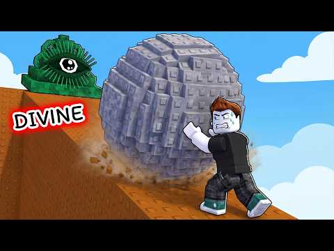 ผลักก้อนหินหนักที่สุดขึ้นเขาไปจนสูงสุดเจอระดับ DIVINE Roblox Push Rock for Brainrots thumbnail