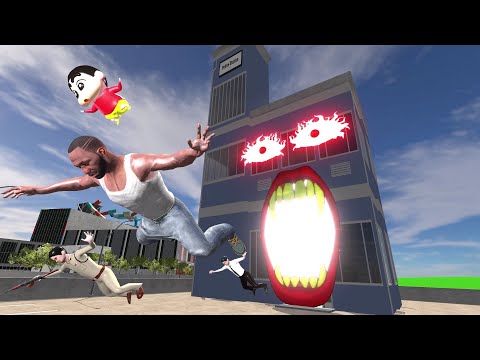 Franklin Vs Gaint Evil Police Station in Indian Bike Driving 3d: thumbnail