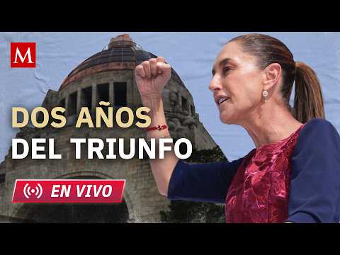 Sheinbaum celebra 2 años del triunfo electoral | EN VIVO thumbnail