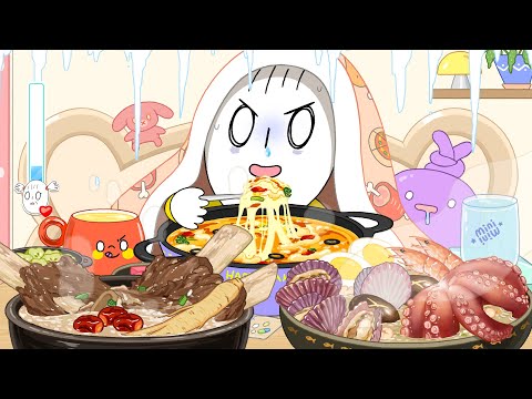아픈 날, 죽 먹방2탄! (보양식/왕갈비죽,해신죽,피자죽) / Sick Day Mukbang 2 - King Rib, Seafood & Pizza Porridge! ASMR thumbnail