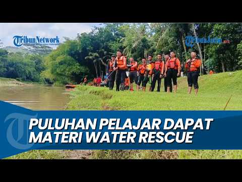DIKLAT BRIGADE PENOLONG TRENGGALEK, Puluhan Pelajar Dapat Materi Water Rescue thumbnail