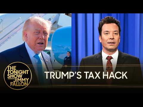 Trump Makes Shady Deal with IRS and Grants Himself Tax Immunity | The Tonight Show thumbnail