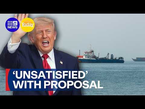 Peace deal sails further away after Trump rejects another proposal | 9 News Australia thumbnail
