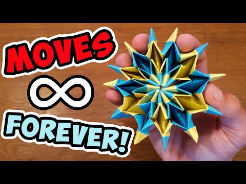 How To Make Paper MOVING FIREWORKS - Origami thumbnail