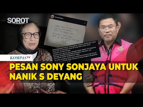 Jadi Tersangka, Sony Sonjaya Tulis Pesan Khusus untuk Kepala BGN Baru Nanik S Deyang thumbnail