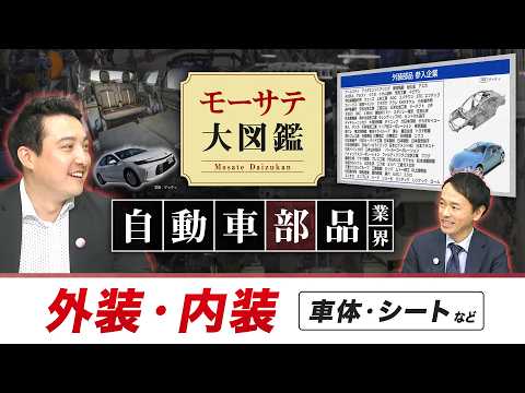 自動車部品業界③～外装・内装（車体・シートなど）～【モーサテ大図鑑】 thumbnail