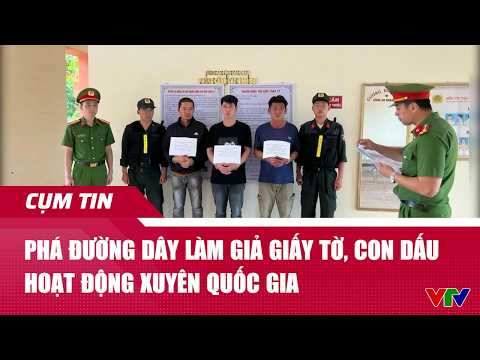 Phá đường dây làm giả giấy tờ, con dấu hoạt động xuyên quốc gia | Cụm tin | VTV24 thumbnail