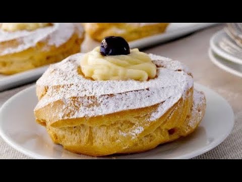 Zeppole di San Giuseppe che spariscono in un attimo‼️Crema e pasta choux perfette thumbnail