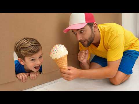 Mike plays hide and seek with Uncle at home thumbnail