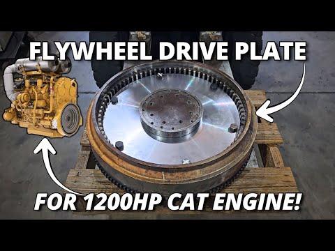 Machining a Flywheel Drive Plate for a 1200HP CAT Engine! thumbnail