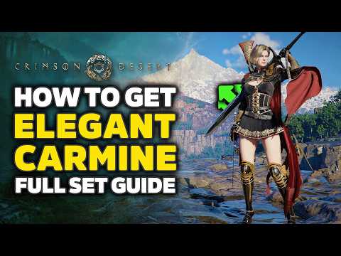 Crimson Desert Elegant Carmine Armor Plate Armor FULL Set Guide (All Locations + Best Damiane Set) thumbnail