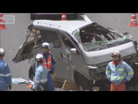 東北道下り ワゴン車と乗用車の事故　男性重体 1人けが(2026年5月31日) thumbnail