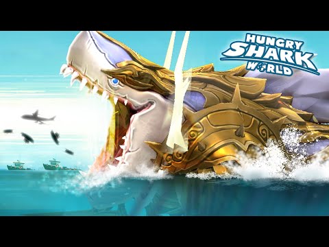 New GOD Shark SHARCHANGEL!!! - Hungry Shark World | HD thumbnail