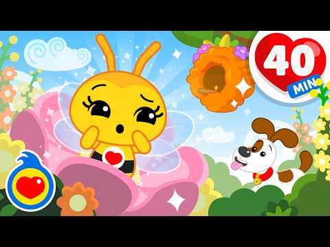 Diez Abejitas 🐝🐒 Y Más Canciones Infantiles de Bichitos Y Animalitos (40 Min) | Plim Plim thumbnail