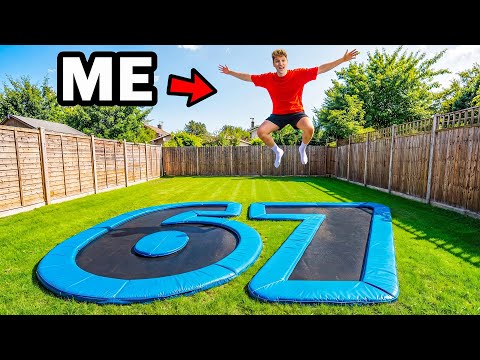 I Tested the World's Weirdest Trampolines! thumbnail
