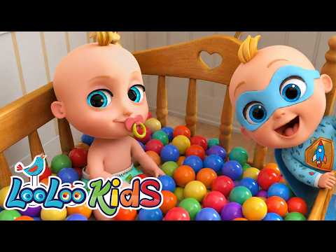Johny Johny Yes Papa - Learn Colors with Colorful BALLS and SuperHERO - Kids Songs & Nursery Rhymes thumbnail