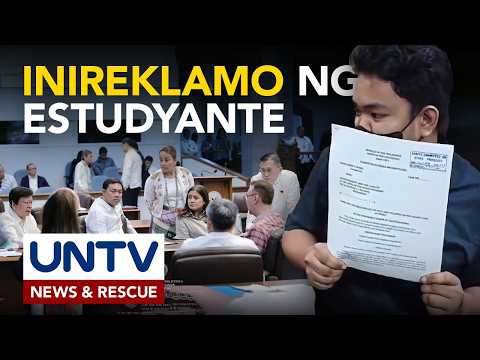 Estudyante, inireklamo ang former majority Senators ng negligence of duty thumbnail