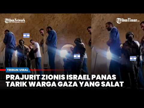 Detik-detik Prajurit Zionis Israel 'Panas' Tarik Imam dan Injak Sajadah saat Salat di Nablus Gaza thumbnail